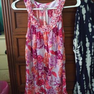 Floral tank top
